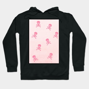 Pink Skulls and Bones Hoodie